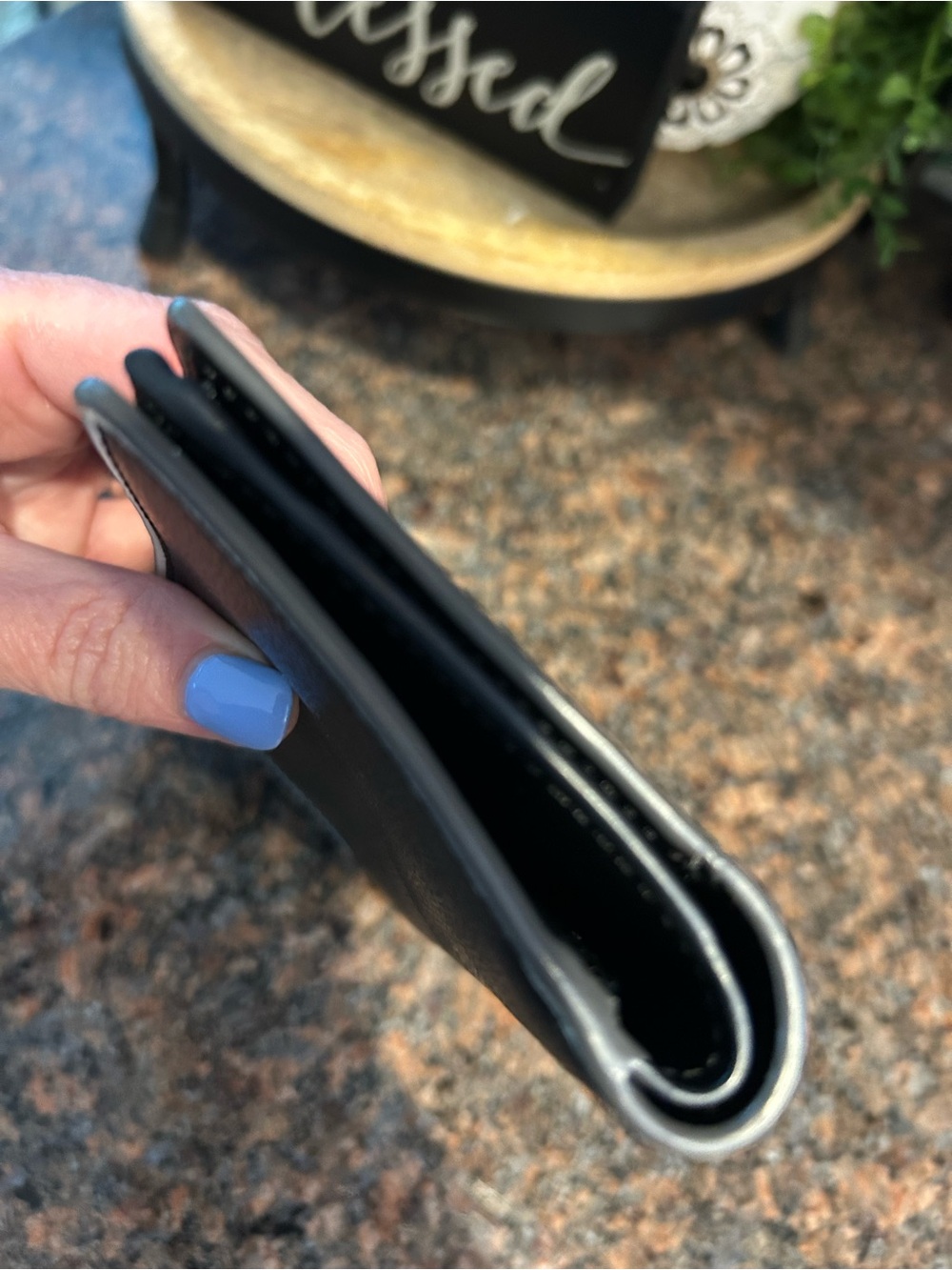 Kate Spade Patterson Drive Painted Edge Wallet - Picture 7 of 12